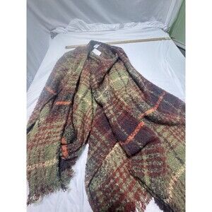 Woolrich Women's Lightweight Flannel Shawl Wrap Wrap One Size (OSFA) New W/ Tags
